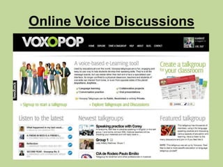 Online Voice Discussions