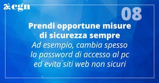10 regole d'oro per la sicurezza in internet