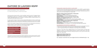 10 11
RESPONSABILE DEL SERVIZIO
DI PREVENZIONE E PROTEZIONE
DATORE DI LAVORO RSPP
Secondo quanto indicato nell’Art. 2 del D.Lgs 81/08, il datore di lavoro è il soggetto titolare
del rapporto di lavoro con il lavoratore o comunque il soggetto che, secondo il tipo e
l’assetto dell’organizzazione nel cui ambito il lavoratore presta la propria attività, ha la
responsabilità dell’organizzazione stessa.
Fa capo quindi al datore di lavoro anche la responsabilità della sicurezza in azienda. Per
questo è tenuto a creare un Servizio di Prevenzione e Protezione e a nominare un RSPP
(Responsabile del Servizio di Prevenzione e Protezione) ed eventualmente uno o più ASPP.
In alcuni casi, tuttavia, il datore di lavoro può percorrere una via alternativa, formando se
stesso a ricoprire il ruolo di RSPP (art. 34 del Decreto Legislativo 81/08).
Il datore di lavoro potrà ricoprire tale ruolo nei seguenti casi:
Aziende artigiane e industriali * fino a 30 lavoratori
Aziende agricole e zootecniche fino a 30 lavoratori
Aziende della pesca fino a 20 lavoratori
Altre aziende fino a 200 lavoratori
*Ad eccezione di centrali termoelettriche, impianti e laboratori nucleari, aziende estrattive, aziende
impegnate in altre attività minerarie, aziende per la fabbricazione ed il deposito separato di esplosivi,
polveri e munizioni, strutture di ricovero e cura sia pubbliche sia private.
FORMAZIONE DI BASE PER DATORI DI LAVORO RSPP
La durata del corso da frequentare per poter ricoprire il ruolo di RSPP in qualità di datore
di lavoro cambia in base alla categoria di rischio in cui rientra l’azienda, definita in base al
Codice Ateco e alla reale tipologia di attività svolta dai lavoratori dell’azienda (punto 12.2
del nuovo Accordo Stato Regioni del 7 luglio 2016).
RSPP per il datore di lavoro autonominato - Rischio basso
Durata: 16 ore - Quota: € 400,00 + iva
Prima edizione: 12, 19 marzo 2019 dalle 09.00 alle 18.00
Seconda edizione: 17, 24 ottobre 2019 dalle 09.00 alle 18.00
RSPP per il datore di lavoro autonominato - Rischio medio
Durata: 32 ore – Quota: € 540,00 + iva
Prima edizione: 12, 19, 26 marzo, 2 aprile 2019 dalle 09.00 alle 18.00
Seconda edizione: 17, 24, 31 ottobre, 7 novembre 2019 dalle 09.00 alle 18.00
RSPP per il datore di lavoro autonominato - Rischio alto
Durata: 48 ore – Quota: € 800,00 + iva
Prima edizione: 12, 19, 26 marzo, 2, 9, 16 aprile 2019 dalle 09.00 alle 18.00
Seconda edizione: 17, 24, 31 ottobre, 7, 14, 21 novembre 2019 dalle 09.00 alle 18.00
AGGIORNAMENTO PER DATORI DI LAVORO RSPP
Il datore di lavoro che ricopre il ruolo di RSPP è tenuto a frequentare corsi di aggiornamento:
entro 5 anni dalla frequenza del corso base, se effettuato dopo il 26/01/2012
entro l’11 gennaio 2017 per chi ha effettuato il corso base prima del 26/01/2012
Come per il corso base, anche l’aggiornamento ha una durata diversa a seconda della
categoria di rischio in cui rientra l’azienda, definita in base al Codice Ateco e alla reale
tipologia di attività svolta dai lavoratori dell’azienda (punto 12.2 del nuovo Accordo Stato
Regioni del 7 luglio 2016).
Aggiornamento Rischio basso: 6 ore
Aggiornamento Rischio medio: 10 ore
Aggiornamento Rischio alto: 14 ore
Per i calendari si veda l’elenco dei corsi di Aggiornamento per RSPP/ASPP (pag. 14 - 16).
 