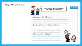 Disegna il tuo papà al lavoro
 