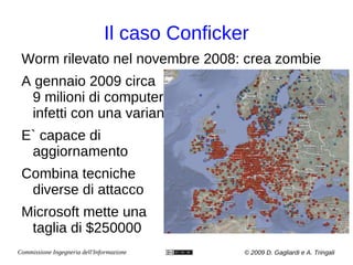 Scoprire il malware Gli antivirus cercano specifiche sequenze di byte rispetto a un “dizionario” del malware noto ( firme ) 