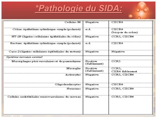 *Pathologie du SIDA:
 