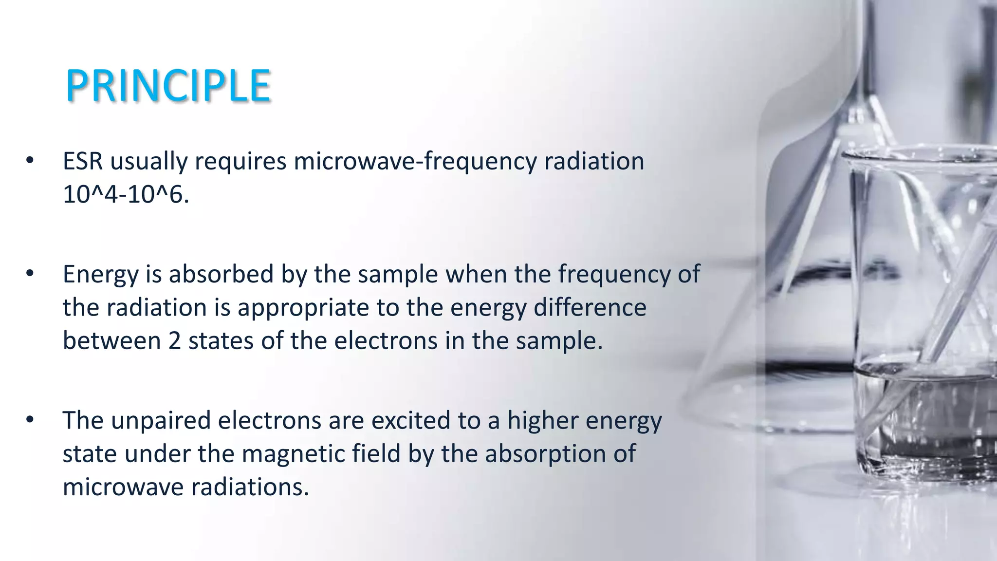 Electron Spin Resonance Spectroscopy | PPTX