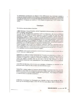 Sida Solidarité Magazine N°7