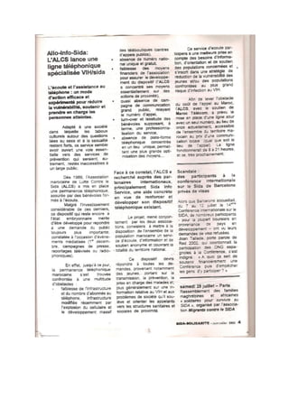 Sida Solidarité Magazine N°7