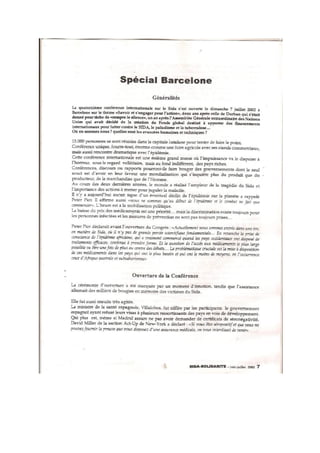 Sida Solidarité Magazine N°7