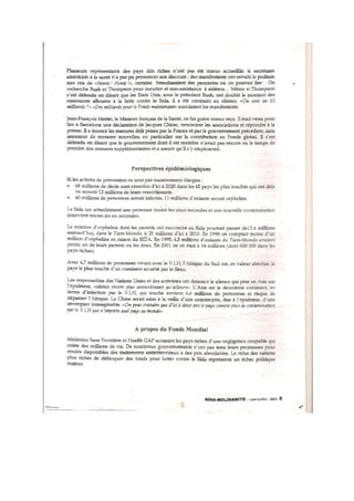 Sida Solidarité Magazine N°7