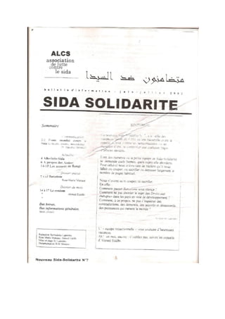 Sida Solidarité Magazine N°7