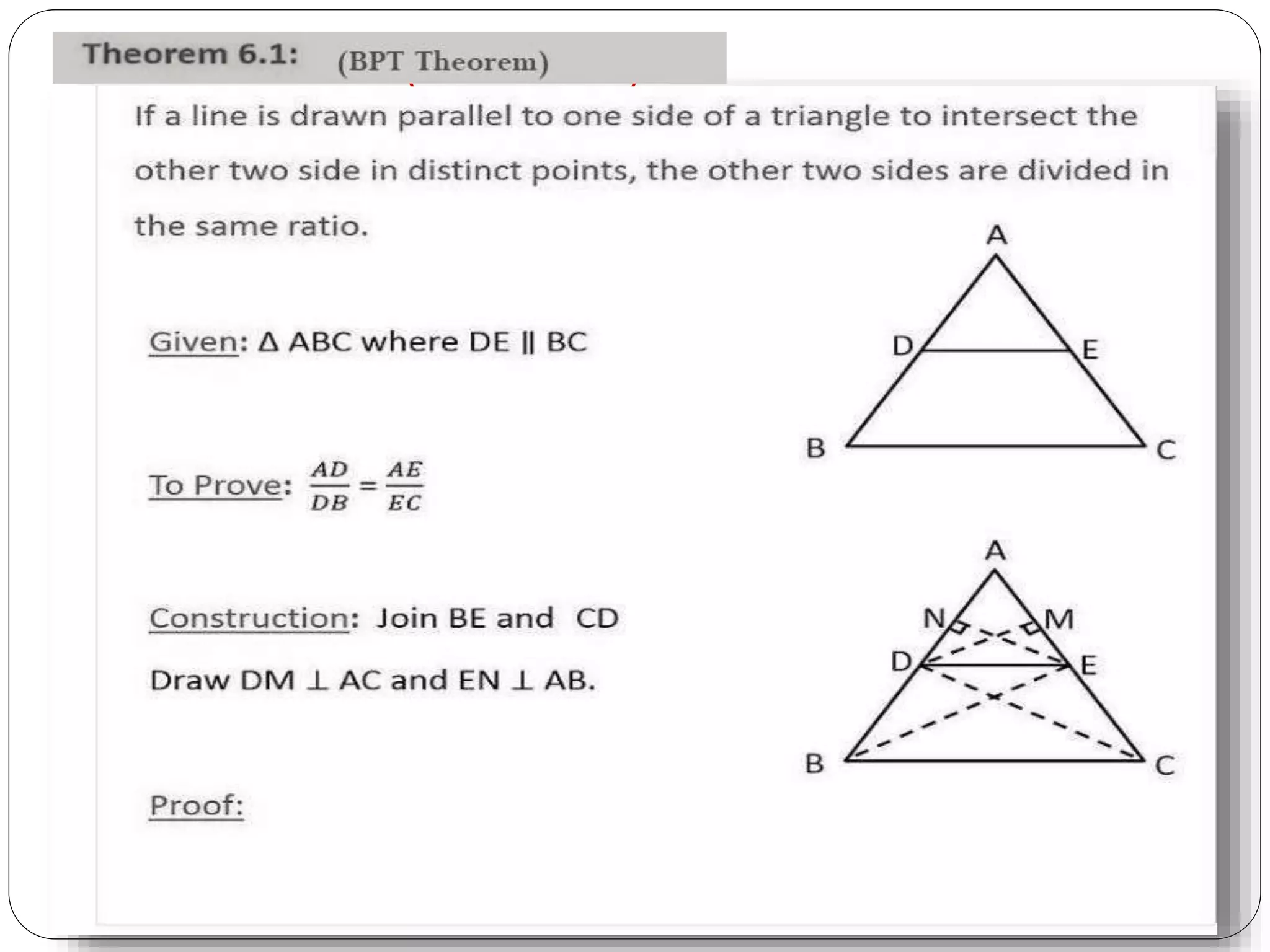 C
(BPT Theorem)
 