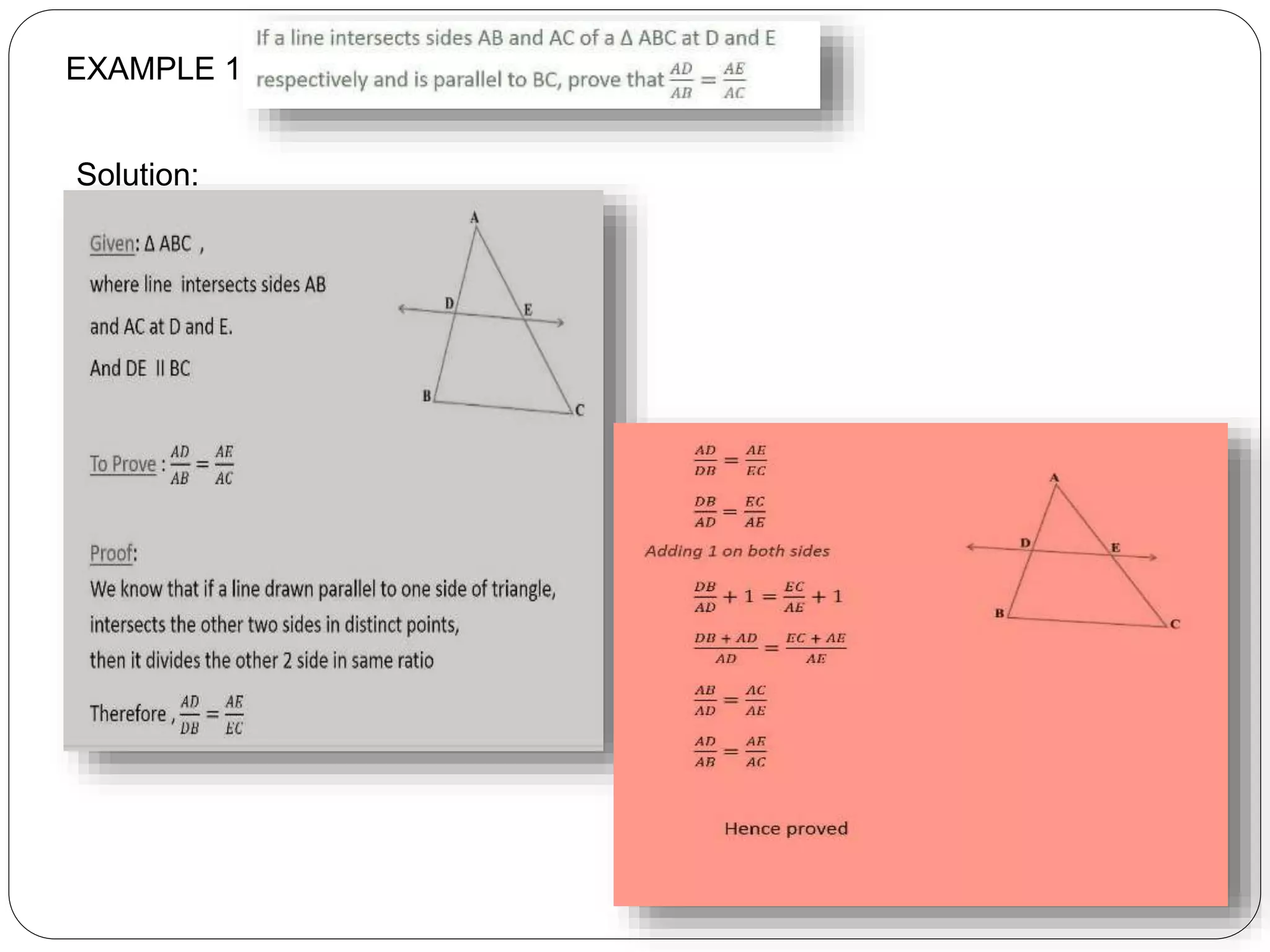 EXAMPLE 1:
Solution:
 