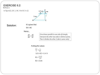 EXERCISE 6.2:
Solution:
 