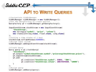 Siddhi: A Second Look at Complex Event Processing Implementations | PPTX