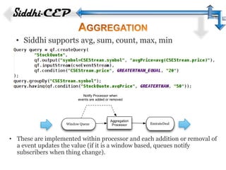 Siddhi: A Second Look at Complex Event Processing Implementations | PPTX