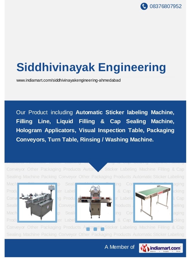 Siddhivinayak Engineering, Ahmedabad, Labeling Machines