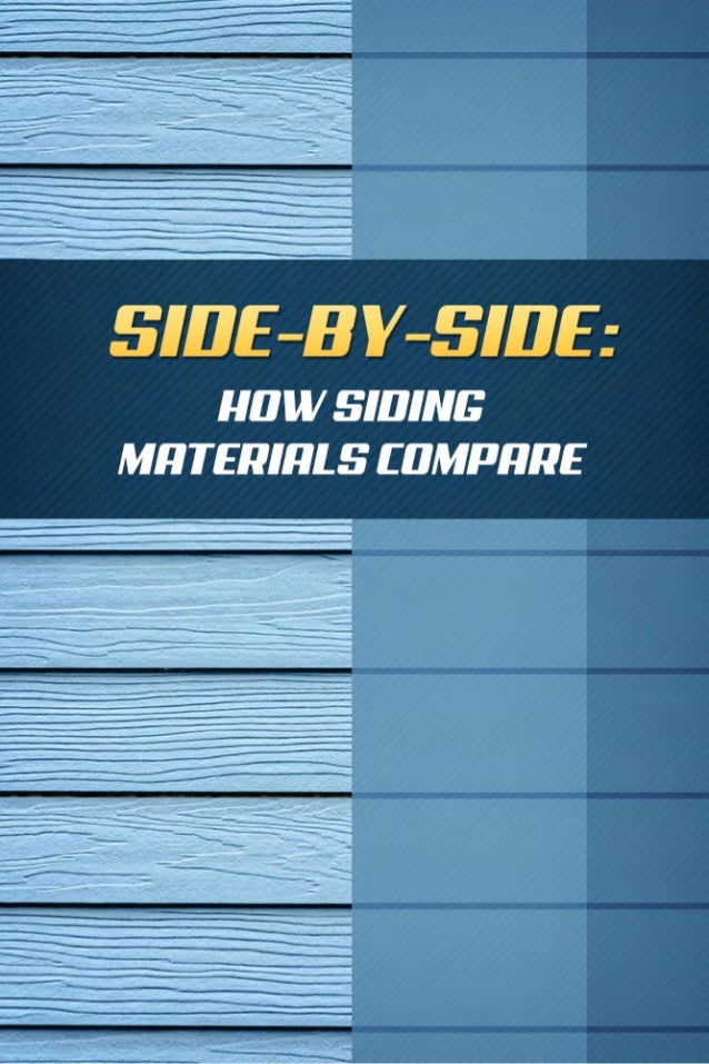 SideBySide How Siding Materials Compare
