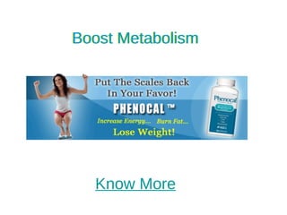 Boost Metabolism Boost Metabolism Know More 