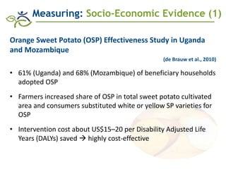 Biofortification in AfricaEvidence of Success and Vision for Scaling Up