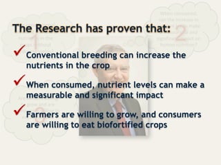 Biofortification in AfricaEvidence of Success and Vision for Scaling Up