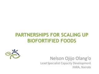Biofortification in AfricaEvidence of Success and Vision for Scaling Up