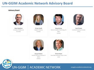 UN-GGIM Academic Network Advisory Board
 