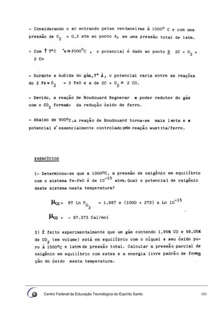 Centro Federal de Educação Tecnológica do Espírito Santo 103
 