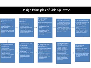 Design and Application of Side Channel Spillways | PPTX