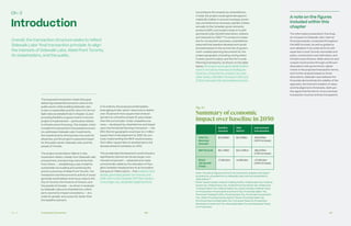 Ch—3 150 151Transaction Economics
The proposed transaction meets that goal,
delivering substantial economic value to the
public sector while enabling Sidewalk Labs
to earn a reasonable and fair return for its mul-
tiple roles (as detailed fully in Chapter 2), and
providing flexibility to government in how the
project is implemented — particularly related
to infrastructure financing. This chapter, which
includes the transaction’s forecasted econom-
ics, addresses Sidewalk Labs’ investments,
the investments by third parties, the costs for
all parties, and the project’s expected impact
for the public sector, Sidewalk Labs, and the
people of Toronto.
The project would deliver billions in new
investment dollars, initially from Sidewalk Labs
and partners, and spurring many times that
from others — establishing a new model for
sustainable city building and achieving the
priority outcomes of Waterfront Toronto. The
transaction and the economic activity it would
generate would deliver enormous value to the
City of Toronto, the Province of Ontario, and
the people of Canada — as shown in analyses
by Sidewalk Labs and urbanMetrics, a third-
party economic impact consultancy — at a
scale far greater and a pace far faster than
the baseline scenario.
According to the analysis by urbanMetrics,
in total, the project would generate approxi-
mately $4.3 billion in annual municipal, provin-
cial, and federal tax revenues; add $14.2 billion
annually to the Canadian gross domestic
product (GDP); and create a total of 44,000
permanent jobs (93,000 total direct, indirect,
and induced) by 2050.78 To construct a base-
line for comparison purposes, urbanMetrics
assumed that baseline development would
proceed based on the current set of govern-
ment-created planning documents for the
project geography (including zoning where
it exists, precinct plans, and the Port Lands
Planning Framework). As shown on the table
below, the project would generate $2.8 billion
more in annual tax revenues (including per-
sonal tax, corporate tax, property tax, and
other taxes), a $9 billion increase in GDP, and
27,000 more jobs than the baseline scenario.
In its entirety, the proposal contemplates
leveraging private-sector resources to deliver
over 30 percent more square feet of devel-
opment on a timeline at least 10 years faster
than the current plan. Under a baseline sce-
nario — developed by urbanMetrics and based
upon the Portlands Planning Framework — the
IDEA District geography would see 24.4 million
square feet of development by 2050. By con-
trast, implementing the MIDP would produce
32.8 million square feet of development a full
decade ahead of schedule, by 2040.
This accelerated development would include a
significantly (almost two times) larger com-
mercial component — catalyzed and made
economically viable by the relocation of Goo-
gle’s Canadian headquarters to an Innovation
Campus on Villiers Island — that employs more
people, generates greater tax revenue, and
adds more to the Canadian GDP than would a
more single-use, residential neighbourhood.
Introduction
Ch–3
Fig. 3.1
Summaryof economic
impact over baseline in 2050
Baseline
Scenario
IDEA
District
Improvement
Over Baseline
Total Tax
Revenues
(Annual)*
$1.5 billion $4.3 billion +$2.8 billion
(187% increase)
GDP (Annual) $5.1 billion $14.2 billion +$9.0 billion
(178% increase)
Direct
Job Growth
(Total)
17,000 jobs 44,000 jobs +27,000 jobs
(159% increase)
A note on the figures
included within this
chapter
The information presented in this chap-
ter is based on Sidewalk Labs’ internal
financial analysis, conducted throughout
the MIDP process, as well as guidance
and validation from external firms with
expertise in local Toronto real estate and
policy, construction cost estimation, and
infrastructure finance. While all terms and
outputs would evolve through continued
discussions with government, adjust-
ments in the proposed transaction terms,
and further analysis based on those
discussions, Sidewalk Labs believes the
financials demonstrate the viability of the
approach, the inherent creation of value,
and the alignment of interests. Both par-
ties agree that the terms of any eventual
transaction must be entirely transparent.
Overall, the transaction structure seeks to reflect
Sidewalk Labs’ final transaction principle: to align
the interests of Sidewalk Labs, Waterfront Toronto,
its stakeholders, and the public.
Note: The above figures are from an economic analysis and report
provided by urbanMetrics to Sidewalk Labs, and are presented in
2019 dollars.79
*	Other taxes include: Federal Trading Profits, Federal Gas Tax, Federal
Excise Tax, Federal Duty Tax, Federal Environmental Tax, Federal Air
Transportation Tax, Federal Sales Tax, Import Duties, Federal Taxes
on Production, Provincial Environment Tax, Provincial Gallon Tax,
Provincial Trading Profits, Provincial Gas Tax, Provincial Amusement
Tax, Other Provincial Consumption Taxes, Provincial Sales Tax,
Provincial Harmonized Sales Tax, Provincial Taxes on Production,
Municipal Amusement Tax, Municipal Sales Tax and Municipal Taxes
on Production.
 