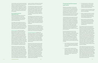 Ch—3 176 177Transaction Economics
In later phases, when the public administrator
assumes the lead developer role of advanced
systems, the operator would similarly com-
pensate the public administrator for its work,
including preliminary design fees, as applica-
ble, and a program management fee of up to
7 percent of system costs. The public admin-
istrator would negotiate these fees directly
with operators.
Non-real estate investments
without direct return.
Sidewalk is also prepared to make a series
of investments and commit resources
without an expectation of a direct return.
These include Sidewalk Labs’ original MIDP
investment and its grant funding for the
Urban Innovation Institute.
This category also includes its provision of
advisory services to Waterfront Toronto and
its provision of a limited number of technol-
ogies to the project. For both roles, Sidewalk
Labs proposes to be paid back at cost, with no
profit margin. The proposed transaction con-
structs are discussed in more detail below.
Advisory services: Under its innovation
planning, design, and implementation role,
described fully on Page 114 of this volume,
Sidewalk Labs proposes to provide techni-
cal advice, innovation planning, and project
management services to the public admin-
istrator. In this capacity, Sidewalk Labs would
support the public administrator in devising
and implementing a comprehensive innova-
tion and development strategy, in areas where
Sidewalk Labs can augment the public admin-
istrator’s capacity or resources, or has special
expertise, particularly with respect to the
technical specifications, deployment, itera-
tion, and integration of advanced systems.
Sidewalk Labs proposes to deliver these
resources at cost to the public administra-
tor and estimates the total value of these
resources would be in the range of $3 million
dollars annually over approximately the first
15 years of the project, the time during which
the relevant planning deliverables for the IDEA
District would be completed. These expenses
would be submitted to the public administra-
tor and reimbursed at cost on an annual or
other periodic basis. The proposed reimburse-
ment covers Sidewalk Labs’ services, not the
costs for functions undertaken by the public
administrator, directly or via contractors.
The Implementation Agreements would set
out the exact fee schedule, scope, perfor-
mance expectations, and process for review
and extension of the advisory services rela-
tionship. The Implementation Agreements
would also include provisions for termina-
tion, cancellation, or extension through the
completion of all precinct plans, ITMPs, and
stage gates.
Specifically, the public administrator would
not be obligated to contract for the entirety of
these services at the signing of Implementa-
tion Agreements. These services would only
be provided to the extent that Sidewalk Labs
achieves the agreed-upon project milestones.
Chapter 7 provides more detail on proposed
stage gates.
Sidewalk Labs would provide advisory ser-
vices entirely at cost, with no additional return.
This structure is part of why Sidewalk Labs is
seeking performance payments if the project
achieves its objectives, proceeds to scale, and
satisfies each of the proposed stage gates.
Technology deployment: Sidewalk Labs
proposes to develop a limited number of key
technological solutions for advancing Water-
front Toronto’s priority outcomes (explained in
detail on Page 120 in the section on Sidewalk
Labs’ role in relation to technology deploy-
ment). Sidewalk Labs would provide these
“purposeful solutions” to the public adminis-
trator and management entities in the IDEA
District at cost.
Sidewalk Labs also proposes that the public
sector receive 10 percent of Sidewalk Labs’
profits from certain Sidewalk Labs technol-
ogies — Testbed-Enabled Technologies, as
defined on Page 126 — for a 10-year period.
This period would begin with the sale of the
solution to a second customer after its initial
deployment (i.e. when the product has been
effectively commercialized). Overall, the
approach is structured to ensure that both
Sidewalk Labs and the public sector profit
from certain tech solutions first piloted in
the IDEA District. More specific profit-shar-
ing terms would be negotiated as part of the
Implementation Agreements.
Proposed performance
payments
Sidewalk Labs proposes to receive perfor-
mance payments to fairly compensate the
company for its role in accelerating develop-
ment on the eastern waterfront and advanc-
ing Waterfront Toronto’s priority outcomes,
generating billions of dollars of economic
activity for the city, province, and country and
producing substantial revenue for the govern-
ments that would otherwise go unrealized.
These payments would recognize the overall
risk and resulting upfront costs assumed by
Sidewalk Labs and would be conditioned on
Sidewalk Labs’ completion of all stage gates,
which require it to achieve a series of growth
and performance targets demonstrating the
success of the overall project. These growth
and performance targets would be nego-
tiated for inclusion in the Implementation
Agreements and would reflect Sidewalk Labs
achieving the economic acceleration and
public priorities sought in Waterfront Toronto’s
priority outcomes.
By the time Sidewalk Labs earns its first
performance payment, in approximately
2028 — when Sidewalk Labs estimates it would
achieve the project milestones associated
with its final stage gate — the project would
have begun yielding significant results for
Toronto, Ontario, and Canada and placing
a new frontier of the city on a trajectory for
continued growth. This would result in gains
well beyond what would be possible otherwise,
including:
	 Tens of millions of square feet of develop-
ment in the pipeline, without burdening
the city’s balance sheet, decades ahead
of schedule;
	 A major economic engine and thou-
sands of new jobs, with the new Google
Canadian headquarters on Villiers Island
anchoring a new tech ecosystem along-
side existing industries, such as film and
television production, adjacent to the
IDEA District;
	 The advancement of a vibrant centre
of commercial activity on the eastern
waterfront, where little exists today,
bringing in additional property tax reve-
nue to city and provincial coffers;
	 Thousands of units of affordable housing
built with sustainable economic models
that do not exist today;
	 Made-in-Canada and scaled-in-­Canada
innovations that reduce the cost of con-
structing and operating buildings and
which, therefore, enable the City to ask
more of private developers; and
	 Major reductions in greenhouse gas
emissions, proving the value of scaling
new sustainable infrastructure across
the IDEA District and paving the way
to climate­-positive development at a
reasonable cost.
The concept of a performance payment is
logical for this project not only because of
its uncertain outcome but because Sidewalk
Labs has structured the business model, in
response to feedback from a range of stake-
holders, in ways that limit its opportunity for
upside elsewhere. These include forgoing rev-
enue streams not as directly tied to the public
interest or which other firms would seek in
the normal course of business. Sidewalk Labs’
proposal limits the amount of real estate the
company would develop to two pieces of the
overall project; seeks no real estate interest
in the vast majority of the IDEA District; puts
urban data under the control of an indepen-
dent entity; makes a number of constraining
unilateral commitments with regard to the
commercialization of data; and does not seek
special tax subsidies.
It also reflects the unusual nature of certain
early investments Sidewalk would make in the
success of the project with no direct return,
including its spending to develop this plan ($50
million USD, as seed funding for the project), to
subsidize advance systems at the Quayside/
Villers West scale to demonstrate their viability
while maintaining business as usual user rates,
with a supplemental innovation investment
worth an estimated $45 million, and the provi-
sion of advisory services and certain technol-
ogy products entirely at cost.
 