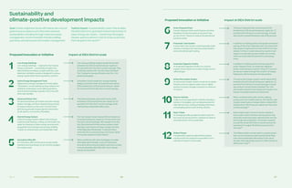 Ch—4 186 187Achieving Waterfront Toronto‘s Priority Outcomes
Low-Energy Buildings
Low-energy buildings — inspired by the Passive
House movement — would feature highly insu-
lated building envelopes, airtight exteriors, and
balanced ventilation systems designed to reduce
energy needs while improving interior comfort.
Active Energy Management Tools
Digital active energy management tools called
“Schedulers” would optimize energy systems for
residents, businesses, and building operators,
ensuring that buildings operate in the most effi-
cient way possible.
Advanced Power Grid
An advanced power grid would use solar energy,
battery storage, and time-based energy pricing
to reduce reliance on the main Toronto Hydro
grid during periods of peak demand and make
an all-electric community affordable.
District Energy System
A district energy system called a thermal grid
would provide heating, cooling, and domestic hot
water by drawing on clean energy sources such
as geothermal (underground) energy, building
“waste” (or excess) heat, and wastewater heat.
Innovative Utility Bill
An innovative utility bill structure would enable
residents and businesses to set monthly budgets
for energy costs.
Smart Disposal Chain
A smart disposal chain would feature real-time
feedback to improve waste sorting and “pay-
as-you-throw” chutes to reduce household and
business waste.
Pneumatic Tube System
A pneumatic tube system would separate waste
streams underground, reducing contamination
and centralizing trash hauling.
Anaerobic Digestion Facility
An anaerobic digestion facility can convert
organic (food) waste into a clean energy source
called biogas.
Active Stormwater System
An active stormwater system would rely on green
infrastructure to capture water and on digital
sensors to empty storage containers in advance
of a storm.
Electric Vehicles
A plan to encourage electric vehicles includes a
variety of strategies, such as deploying electric
ride-hail services, creating charging incentives,
and adopting electric self-driving vehicles.
Mass Timber
An emerging building material called mass tim-
ber is just as strong and fire-resistant as steel or
concrete yet far more sustainable.
Shikkui Plaster
A sustainable material called Shikkui plaster
would provide fire protection equivalent to dry-
wall with a fraction of the waste.
Low-energy building designs would reduce GHG
emissions by 0.96 annual tonnes per capita (or
15.2 percent) from the city’s current average. They
would also achieve the Toronto Green Standard
Tier 3 rating for energy efficiency and Tier 4 for
greenhouse gases.
Schedulers would enable low-energy building
designs to achieve their full potential and reduce
GHG emissions by 0.03 annual tonnes per capita
(or 0.5 percent) from the city’s current average.
The advanced power grid would reduce GHG
emissions 0.05 annual tonnes per capita (or 0.8
percent) from the city’s current average, while
maintaining comparable utility costs.
The thermal grid would reduce GHG emissions by
1.6 annual tonnes per capita (or 25.1 percent) from
the city’s current average. With support from the
city, this advanced infrastructure system could
also tap a vast reserve of clean energy from the
Ashbridges Bay Wastewater Treatment Plant,
removing 70,444 annual tonnes of CO2 per capita
from areas outside the IDEA District.
When combined with other strategies to enable
affordable electrification, such as Schedulers,
innovative bill structures enable customers to have
more predictable utility bills with much cleaner
energy consumption.
The smart disposal chain would reduce GHG
emissions by 1.08 annual tonnes per capita (or 17.1
percent) from the city’s current average. It would
also result in a landfill diversion rate of 80 percent.
In addition to helping achieve the greater emissions
savings of the smart disposal chain, the pneumatic
tube system would remove truck traffic from local
streets. Further, it could reduce the need to truck
waste to a materials recovery facility for sorting,
which currently adds 28 percent to processing
costs.
In addition to helping achieve the savings of the
smart disposal chain, an anaerobic digestion
facility could achieve a carbon offset of 0.1 annual
tonnes per capita through the creation of biogas,
helping the district become climate positive.
The active stormwater system would reduce GHG
emissions by 0.01 annual tonnes per capita (or 0.2
percent) from the city’s current average. It would
also achieve Toronto Green Standard Tier 3 for
stormwater retention and reduce stormwater mov-
ing into municipal systems by 90 percent.
When combined with public transit, walking,
cycling, and new mobility options, this electric vehi-
cle plan would reduce transportation-related GHG
emissions by 1.86 tonnes per capita from the city’s
current average.95
Mass timber traps 1 tonne of carbon dioxide in
every cubic metre of timber, storing carbon that
otherwise would have been released back into the
air through decomposition. The timber required
to build the whole IDEA District would remove the
equivalent of roughly 150,000 annual cars from
the road.96
The Shikkui system would result in a waste stream
that can be recycled as plant-beneficial fertilizer,
a far more sustainable alternative to the use of
drywall, which generates nearly 12 million tonnes of
debris every year.97
1
2
3
4
5
Goal: Create neighbourhoods with below-zero annual
greenhouse emissions and otherwise advance
sustainability, including through improved waste
management, environmentally friendly building
practices, and advanced stormwater management.
Topline impact: A sustainability vision that enables
the IDEA District to give back 0.69 annual tonnes of
clean energy per capita — becoming the largest
climate-positive district in North America and the
third-largest in the world.94
Sustainability and
climate-positive development impacts
6
7
8
9
10
11
12
Proposed innovation or initiative Impact at IDEA District scale
Proposed innovation or initiative Impact at IDEA District scale
 