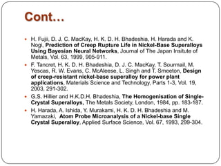 Nickel Based Superalloys:Processing and Applications. | PPTX ...