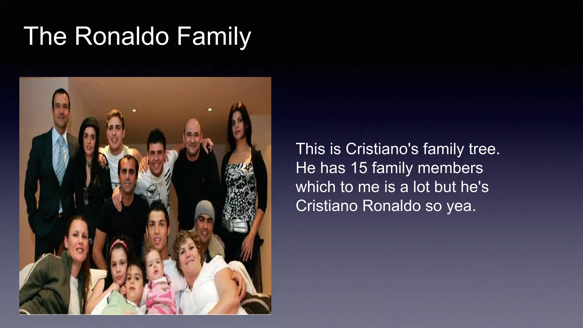 Lor Rinaldo Cristiano Ronaldo Family Tree