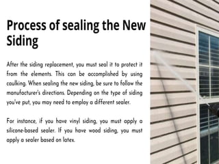 Siding Replacement Guide | PPTX