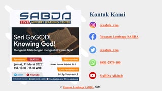GoGOD! Knowing God!
