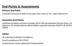 Phase 3 trial of Upadacitinib in gaint cell arthritis | PPTX