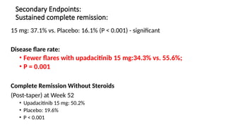 Phase 3 trial of Upadacitinib in gaint cell arthritis | PPTX