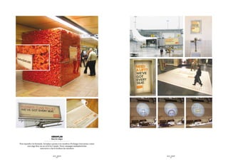 Aéroplan
                                    - Tous les sièges -

Pour répondre à la demande, Aéroplan a permis à ses membres d’échanger leurs points contre
         tout siège libre sur un vol d’Air Canada. Notre campagne multiplateforme
                          innovatrice a fait le bonheur des membres.


                                        SID LEE – PUBLICITÉ                                  SID LEE – PUBLICITÉ
                                              - 66 -                                               - 67 -
 