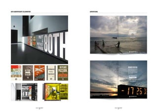 80th anniversary celebration                              advertising




                                                                                                   Pratt  Whitney Canada engine don't waste time. An      At $20 a pound, fresh lobster can't wait.
                                                                                                   essential ingredient to susi pudjiastuti's modest       Especially for its flight
                                                                                                   fish-trading come massive seafood processing
                                                                                                   business. With thress Pratt  Whitney powered
                                                                                                   Cessna grand caravan airplanes to tra nsport her
                                                                                                   fresh fish across northern asia, dependability is of
                                                                                                   the essence. Susi's clients depend on freshness.
                                                                                                   And her business depends on our support.




                                                                                                              WWW.PWC.CA/SUPPORT




                                                                                                   MAYBE SOMEDAY. POSSIBLY ONE DAY.
                                                                                                   DEFINITELY THIS YEAR.
                                                                                                   Pratt  Whitney Canada’s PW308 turbofan engine is
                                                                                                   going to space in 2008. It’s poised to power White-
                                                                                                   KnightTwo, the mother ship that will launch the first
                                                                                                   commercial passenger spaceship ever. This innova-
                                                                                                   tion alone makes the dream of space travel real for
                                                                                                   aspiring astronauts around the world. Their dreams
                                                                                                   depend on this mission. And this mission de-
                                                                                                   pends on our innovation.




                                                                                                        INNOVATION
                                                                                                             WWW.PWC.CA/INNOVATION




                               SID LEE – BRAND IDENTITY                 SID LEE – BRAND IDENTITY
                                        - 36 -                                   - 37 -
 