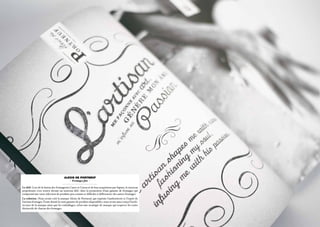 Alexis de Portneuf
                                          - Fromages fins -

Le défi : Lors de la fusion des fromageries Cayer et Caron et de leur acquisition par Saputo, le nouveau
propriétaire s’est trouvé devant un nouveau défi  faire la promotion d’une gamme de fromages qui
                                                   :
comprend une vaste sélection de produits peu connus et difficiles à différencier des autres fromages.
La solution : Nous avons créé la marque Alexis de Portneuf, qui exprime l’authenticité et l’esprit de
l’artisan fromager. Étant donné la vaste gamme de produits disponibles, nous avons aussi conçu l’archi-
tecture de la marque ainsi que les emballages, selon une stratégie de marque qui respecte les traits
distinctifs de chacun des fromages.
 