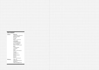 CONTACT Information

Ateliers:	Montreal	
	         75 Queen Street, Suite 1400
	         Montreal, Quebec
	         H3C 2N6
	         Canada
	         Phone: +1 514-282-2200
	               Amsterdam	
	               Gerard Doustraat 72
	               1072 VV Amsterdam
	               The Netherlands
	               Phone: +31 (0) 206 623030
	               Paris
	               12 rue du Sentier
	               75 002 Paris
	               France
	               Phone: +33 (1) 44 88 83 90
	 Toronto
	 36 Distillery Lane
	Suite 500
	 Toronto, Ontario
	 M5A 3C4
	 Canada
	 Tél. : +1 416-421-4200
Websites:	sidlee.com
	sidleearchitecture.com
	         jimmylee.tv
	sidleetechnologies.com
 