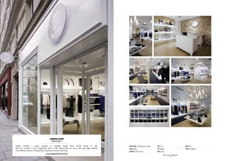 adidas SLVR
                                      - Retail space -

adidas needed a retail concept to tangibly bring their SLVR brand to life.                     Project Name: SLVR Store Concept   Date: 2009                                     Budget: n/a
Sid Lee created a store experience that is the intersection of street life and high fashion,   Client: adidas                     Type: Retail                                   Status: Completed
with different facets of design that combine activeness and style.                             Location: SOHO, NY                 Scope: 185 m2
                                 IN COLLABORATION WITH æDIFICA
                                                                                                                                            SID LEE – Retail  interior design
                                                                                                                                                          - 73 -
 