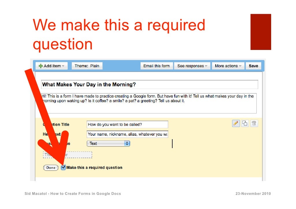 How To Create Forms In Google Docs How To Create Forms In Google Docs