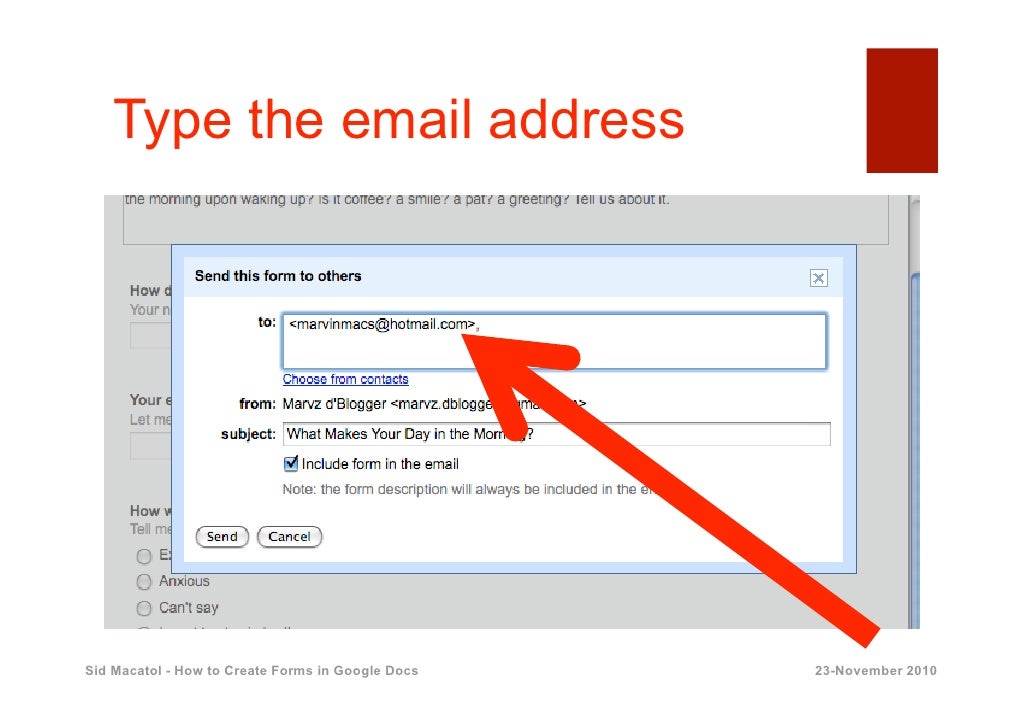 How To Create Forms In Google Docs How To Create Forms In Google Docs