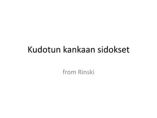 Kudotun kankaan sidokset
from Rinski
 