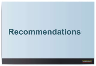 Recommendations 