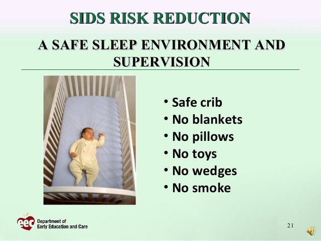 Reducing The Risk Of Sids In Child Care