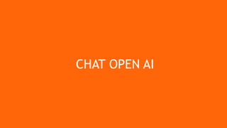 CHAT OPEN AI
 