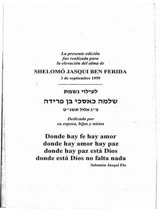 Sidur bircat shelomo libro de rezos