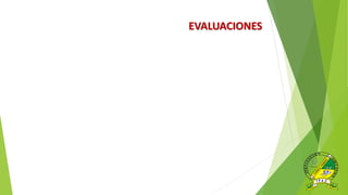 EVALUACIONES
 