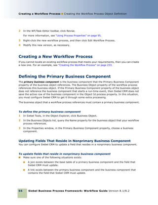 Siebel business process flow | PDF