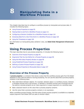 Siebel business process flow | PDF